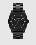 Fossil Machine Black Dial Black Steel Strap Watch for Men - FS4775 Buy Now By Fossil