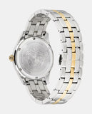 Versace Greca Time Quartz Green Dial Two Tone Steel Strap Watch For Men - VE3K00422 Buy Now By Versace