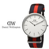 Daniel Wellington Classic Oxford White Dial Two Tone Nylon Strap Watch For Men - DW00100015 Buy Now By Daniel Wellington