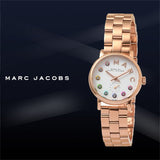 Marc Jacobs Baker Dexter White Dial Rose Gold Steel Strap Watch for Women - MBM3443 Buy Now By Marc Jacobs