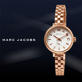 Marc Jacobs Sally White Dial Rose Gold Steel Strap Watch for Women - MBM8643 Buy Now By Marc Jacobs