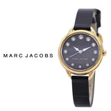 Marc Jacobs Betty Mother of Pearl Black Dial Black Leather Strap Watch for Women - MJ1513 Buy Now By Marc Jacobs