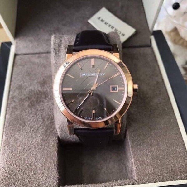 Burberry The City Brown Dial Brown Leather Strap Watch for Men - BU9013 Buy Now By Burberry