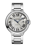 Cartier Ballon Bleu De Cartier Silver Dial Silver Steel Strap Watch for Men - WSBB0049 Buy Now By Cartier