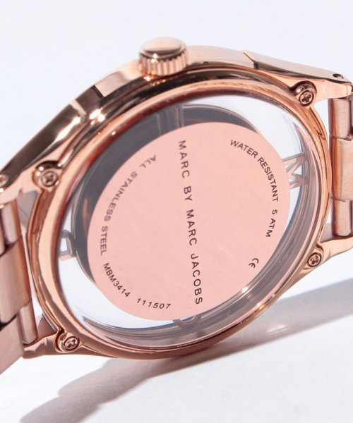 Marc Jacobs Tether Transparent Rose Gold Dial Rose Gold Steel Strap Watch for Women - MBM3414 Buy Now By Marc Jacobs