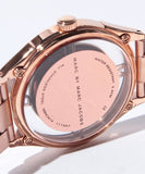 Marc Jacobs Tether Transparent Rose Gold Dial Rose Gold Steel Strap Watch for Women - MBM3414 Buy Now By Marc Jacobs