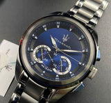 Maserati Traguardo Chronograph 45mm Blue Dial Stainless Steel Watch For Men - R8873612014 Buy Now By Maserati