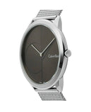 Calvin Klein Minimal Black Dial Silver Mesh Bracelet Watch for Men - K3M21123 Buy Now By Calvin Klein