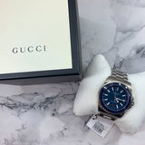 Gucci Dive Analog Blue Dial Silver Steel Strap Watch For Men - YA136203 Buy Now By Gucci