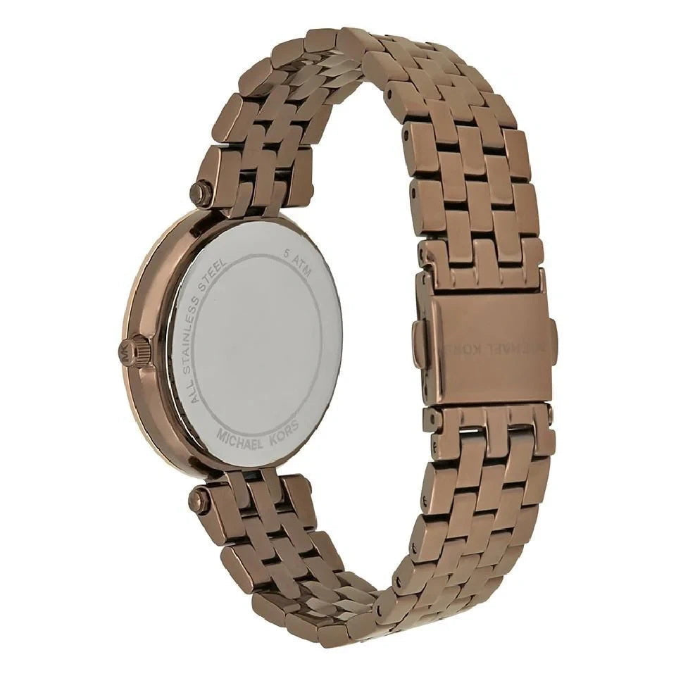 Michael Kors Darci Quartz Brown Dial Brown Steel Strap Watch For Women - MK3553 Buy Now By Michael Kors