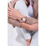 Guess Cosmo Diamonds Silver Dial Pink Silicone Strap Watch for Women - GW0034L3 Buy Now By Guess