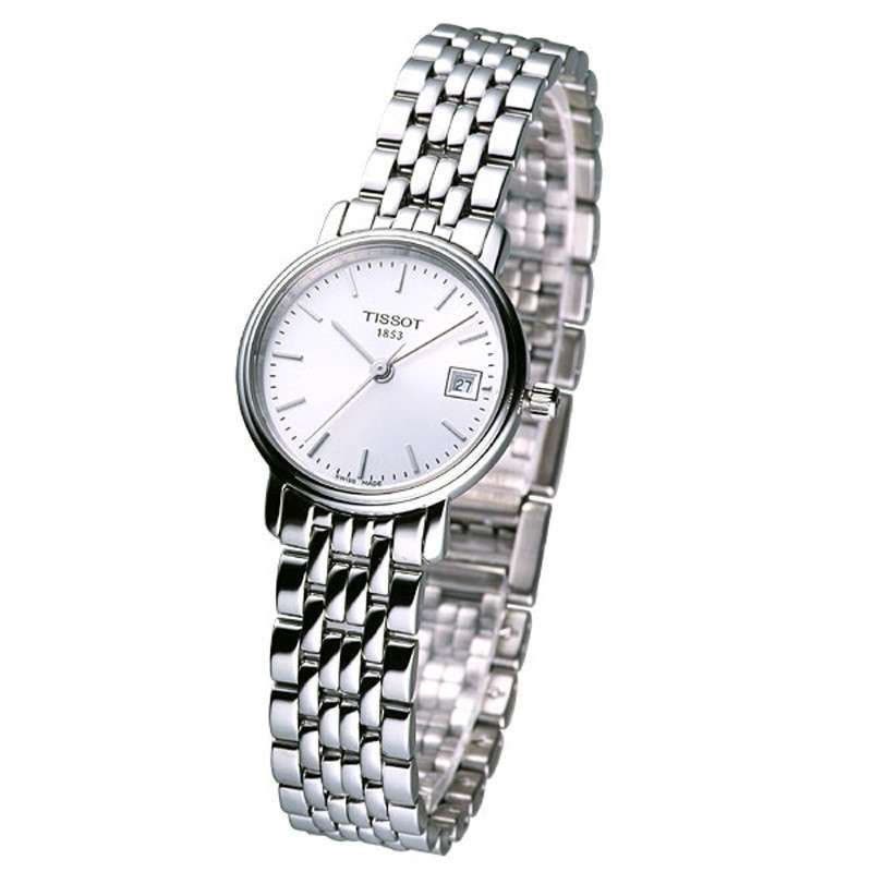 Tissot T Classic Desire White Dial Silver Steel Strap Watch for Women - T52.1.281.31 Buy Now By Tissot