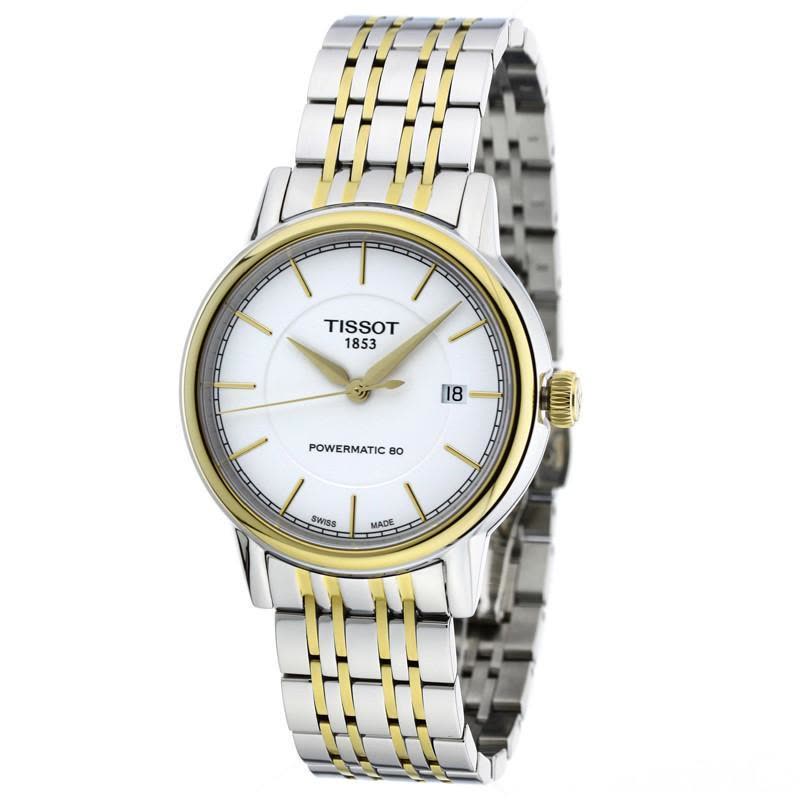 Tissot T Classic Carson Automatic White Dial Two Tone Steel Strap Watch for Men - T085.407.22.011.00 Buy Now By Tissot