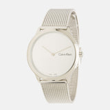 Calvin Klein Minimal SIlver Dial Silver Mesh Bracelet Watch for Women - K3M221Y6 Buy Now By Calvin Klein