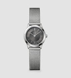 Calvin Klein Minimal Grey Dial Silver Mesh Bracelet Watch for Women - K3M23124 Buy Now By Calvin Klein