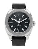 Gucci GG2570 Black Dial Black Leather 44mm Watch For Men - YA142208 Buy Now By Gucci