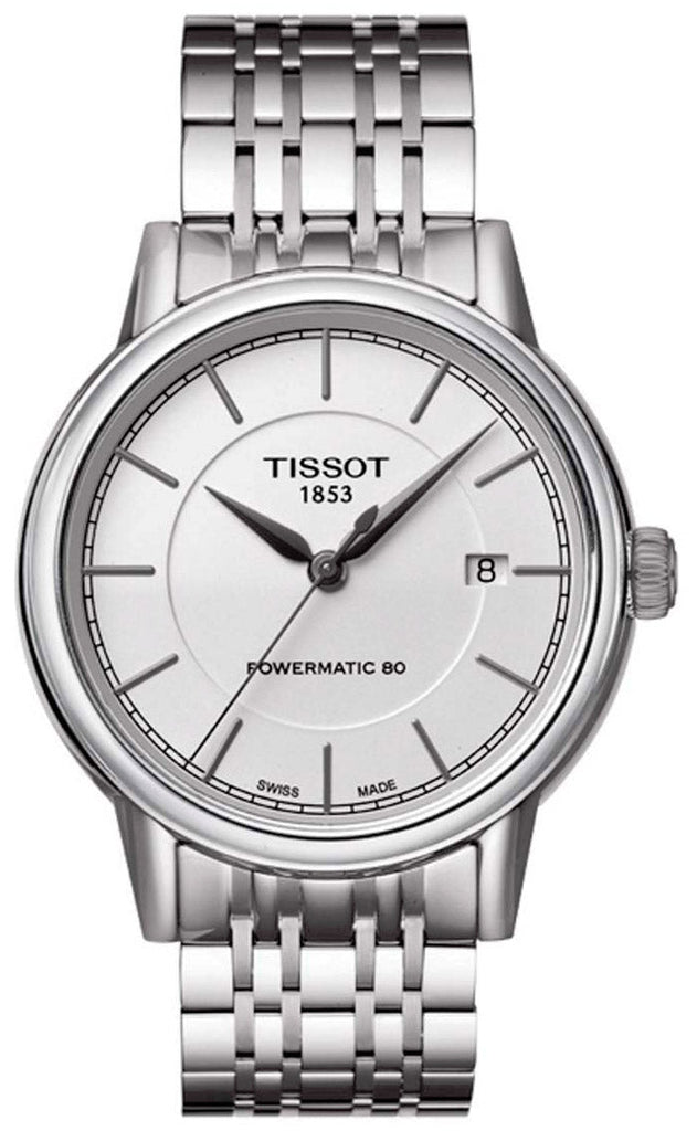 Tissot Carson Powermatic 80 Silver Dial Silver Steel Strap Watch For Men - T085.407.11.011.00 Buy Now By Tissot