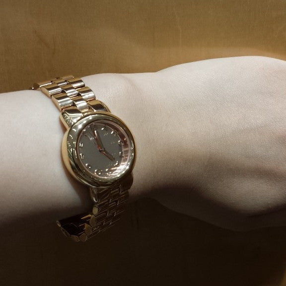 Marc Jacobs Marci Rose Gold Dial Rose Gold Steel Strap Watch for Women - MBM3175 Buy Now By Marc Jacobs