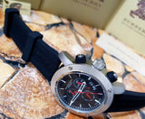 Burberry Endurance Sport Chronograph Black Dial Black Rubber Strap Watch for Men - BU7700 Buy Now By Burberry