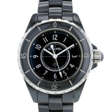 Chanel J12 Quartz Ceramic Black Dial Black Steel Strap Watch for Women - J12 H0682 Buy Now By Chanel