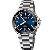Oris Aquis Date Blue Dial Silver Steel Strap Watch for Men - 0173377304135-0782405PEB Buy Now By Oris