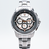 Maserati Successo Chronograph Silver Dial Silver Steel Strap Watch For Men - R8873621004 Buy Now By Maserati