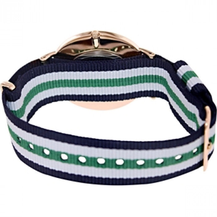 Daniel Wellington Classic Nottingham White Dial Two Tone NATO Strap Watch For Men - 0108DW Buy Now By Daniel Wellington