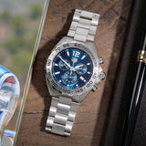 Tag Heuer Formula 1 Chronograph Blue Dial Silver Steel Strap Watch for Men - CAZ101K.BA0842 Buy Now By Tag Heuer