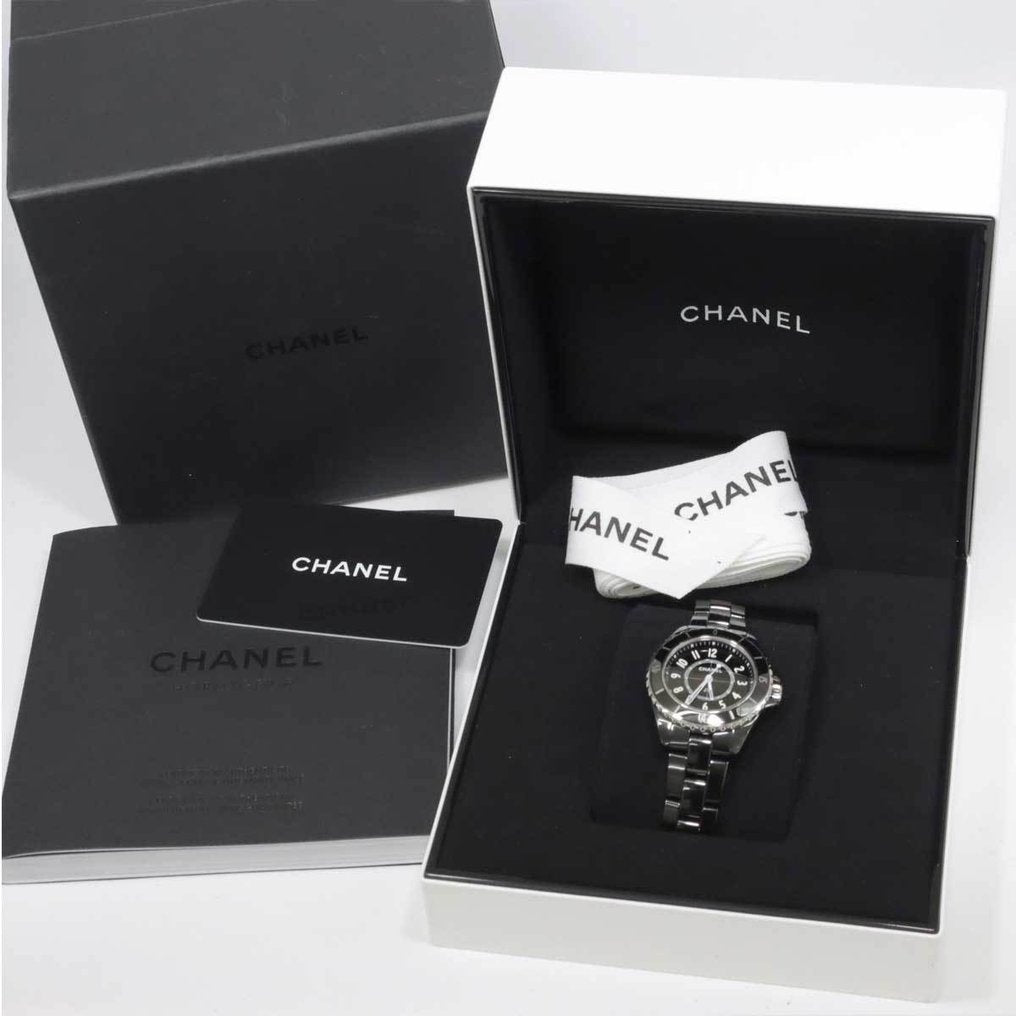 Chanel J12 Quartz Black Dial Black Steel Strap Watch for Women - J12 H5695 Buy Now By Chanel