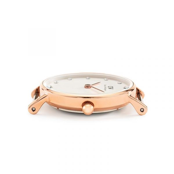 Daniel Wellington Classy Glasgow White Dial Two Tone Nylon Strap Watch For Women - DW00100066 Buy Now By Daniel Wellington