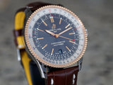 Breitling Navitimer 1 Automatic 41mm Black Dial Brown Leather Strap Mens Watch - U17326211M1P1 Buy Now By Breitling