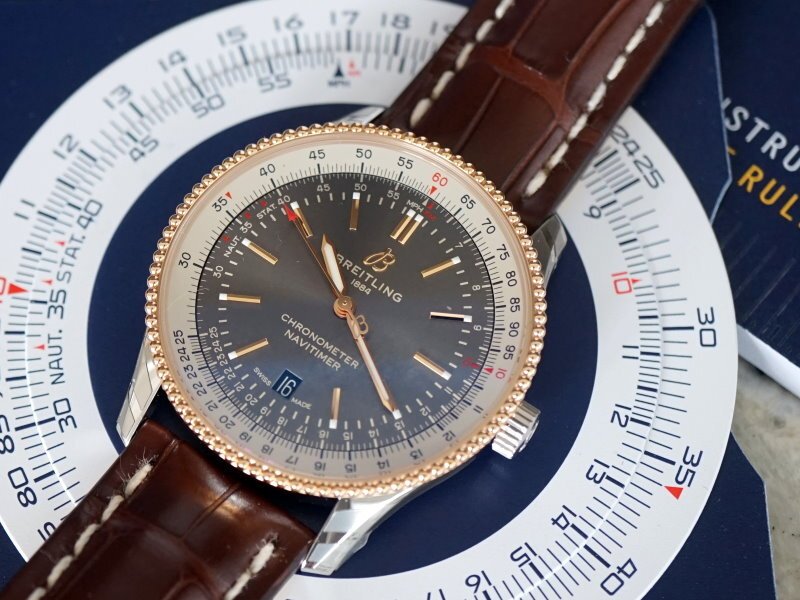 Breitling Navitimer 1 Automatic 41mm Black Dial Brown Leather Strap Mens Watch - U17326211M1P1 Buy Now By Breitling