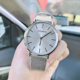 Coach Perry Silver Dial Silver Mesh Bracelet Watch for Women - 14503341 Buy Now By Coach