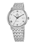 Omega De Ville Prestige Co Axial Automatic White Dial Silver Steel Strap Watch for Men - 424.10.40.20.02.005 Buy Now By Omega
