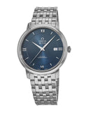 Omega De Ville Prestige Co-Axial Orbis Blue Dial Silver Steel Strap Watch for Men - 424.10.40.20.03.001 Buy Now By Omega