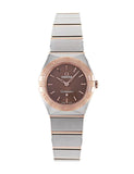 Omega Constellation Quartz Brown Dial Silver Steel Strap Watch for Women - 131.20.25.60.13.001 Buy Now By Omega