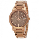 Burberry The City Rose Gold Dial Rose Gold Steel Strap Watch for Women - BU9034 Buy Now By Burberry