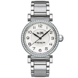 Coach Madison White Dial Silver Steel Strap Watch for Women - 14502396 Buy Now By Coach