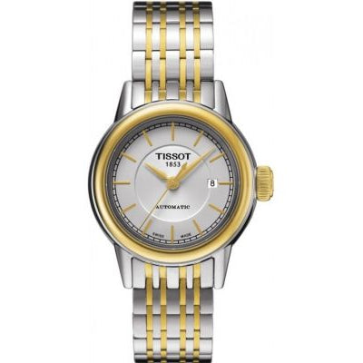 Tissot Carson Automatic Silver Dial Two Tone Steel Strap Watch For Women - T085.207.22.011.00 Buy Now By Tissot
