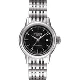 Tissot Carson Automatic Black Dial Silver Steel Strap Watch For Women - T085.207.11.051.00 Buy Now By Tissot