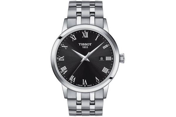 Tissot Classic Dream Black Dial Silver Steel Strap Watch For Men - T129.410.11.053.00 Buy Now By Tissot