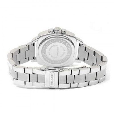 Coach Mini Boyfriend Diamonds Silver Dial Silver Steel Strap Watch for Women - 14501699 Buy Now By Coach