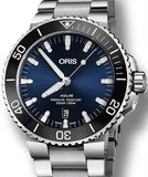 Oris Aquis Date Blue Dial Silver Steel Strap Watch for Men - 0173377304135-0782405PEB Buy Now By Oris
