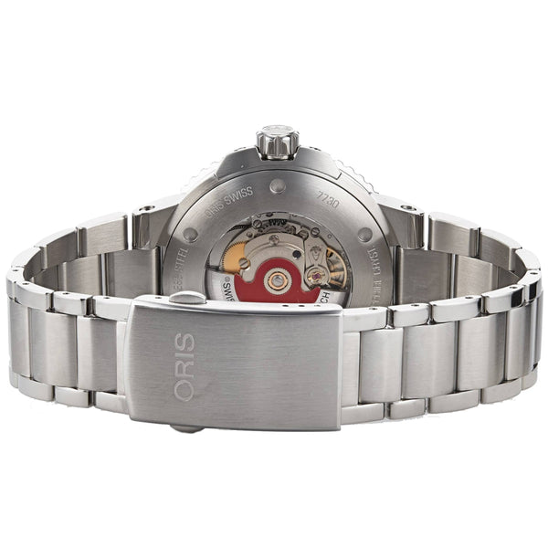 Oris Aquis Date Blue Dial Silver Steel Strap Watch for Men - 0173377304135-0782405PEB Buy Now By Oris