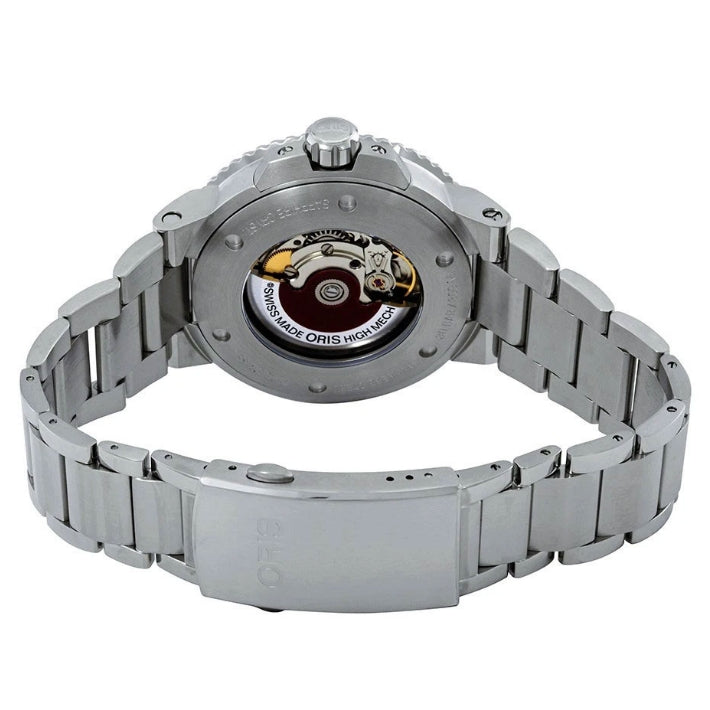 Oris Aquis Date Green Dial Silver Steel Strap Watch for Men - 0173377304157-0782405PEB Buy Now By Oris