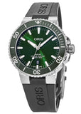 Oris Aquis Date Green Dial Black Rubber Strap Watch for Men - 0173377304157-0742464EB Buy Now By Oris