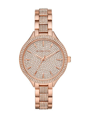 Michael Kors Crystals Pavé Rose Gold Dial Rose Gold Steel Strap Watch for Women - MK3799 Buy Now By Michael Kors