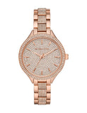 Michael Kors Crystals Pavé Rose Gold Dial Rose Gold Steel Strap Watch for Women - MK3799 Buy Now By Michael Kors