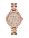 Michael Kors Crystals Pavé Rose Gold Dial Rose Gold Steel Strap Watch for Women - MK3799 Buy Now By Michael Kors