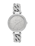 Michael Kors Catelyn Quartz Crystals Silver Dial Silver Steel Strap Watch For Women - MK4675 Buy Now By Michael Kors